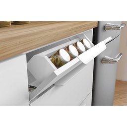 Cozinha Completa Rainha e Marquesa 5 Peças (2aéreos+2balcões+1paneleiro) C5p110 Nature/branco - - 6