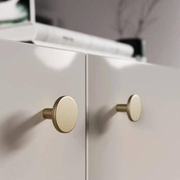 24 Puxadores Pontos Redondos Dourados Móveis Armários e Gavetas 206 Naicos - 3 24 Puxadores Pontos Redondos Dourados Móveis Armários e Gavetas 206 Naicos - 3