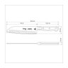 Faca Santoku Tramontina Century com Lâmina em Aço Inox e Cabo Policarbonato com Fibra de Vidro 7" - 3
