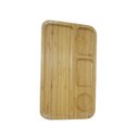 Ver imagem 2 de Petisqueira Tábua de Bambú Travessa de Petisco 33 cm 3679