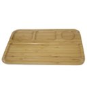 Ver imagem 1 de Petisqueira Tábua de Bambú Travessa de Petisco 33 cm 3679