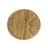 Petisqueira Tábua de Bambú Travessa de Petisco 33 cm 3679 - 6