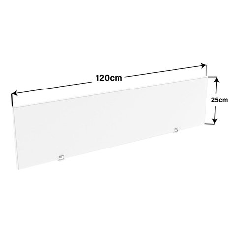 Estação de Trabalho 6 Lugares Mesa Escritório 140x60cm com Gaveteiro 2 Gavetas Flex - Branco