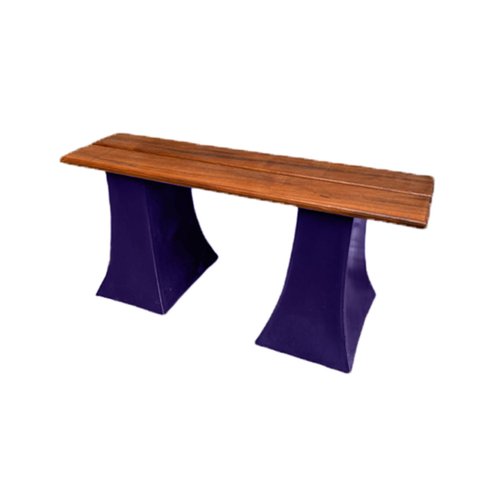 Banco Sapateira Jardim Condomínio Praia 2 Lugares BGPLASTICOS BGB LILAS VIOLETA 008