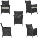 Ver imagem 5 de 4 Poltronas e 1 Mesa Igapó em Alumínio Pintura Preta Corda Náutica Estofado 3