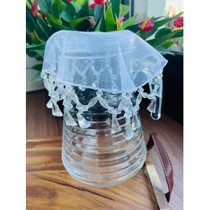 Cobre Jarra Transparente Grande 20cm