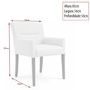 Ver imagem 4 de Poltrona Lykke Base Madeira Bouclé Cinza - Sallar Home