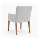 Ver imagem 7 de Poltrona Lykke Base Madeira Bouclé Cinza - Sallar Home