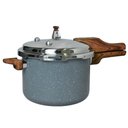 Ver imagem 1 de Panela de Pressão Indução Antiaderente Revestimento Cerâmico 4,2l Verona Granito - Vista Home
