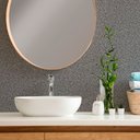 Ver imagem 4 de Papel de Parede Lavavel para Banheiro Cozinha Revestimento Quartzo Silver Tacolado 0,58 X 1,00m
