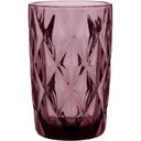 Ver imagem 1 de Copo Long Drink 13x8x8cm 370ml Vidro Rosa 6pç