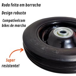 Roda Lateral Para Bicicleta Com ou Sem Câmbio Marchas Reforçada Aro 24 à 29 High One - 2