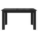 Ver imagem 3 de Mesa de Jantar Retangular com Tampo de Vidro Preto 5231 Madesa