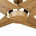 Ver imagem 2 de Ventilador de Teto Natuvent Callis No Light 4 Pás Madeira Teca 127v