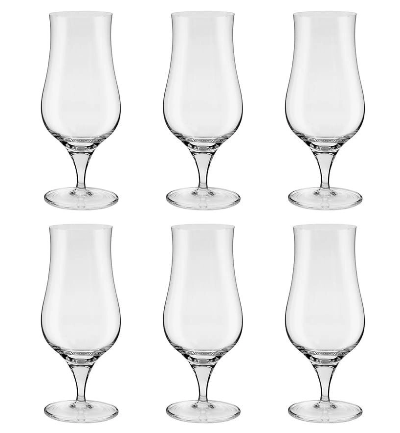 Jogo de 6 Taças de Cristal Cerveja Tulipa 300ml Classic Oxford - 1