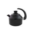 Ver imagem 1 de Chaleira Classica Aço e Esmaltada Preta - Agata 1.5 Litros Utensilios do Chef