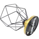 Ver imagem 5 de 3 Lustres Teto Plafon Industrial Aramado Cálice Preto Retrô Luminária Vintage Dourado Agp