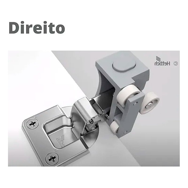 Rodizio Superior Para Kit Wing Line 26 Hettich Lado Direito - 4