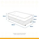 Ver imagem 3 de Cama Box Solteiro + Colchão D33 Ortobom Iso 100 88cm