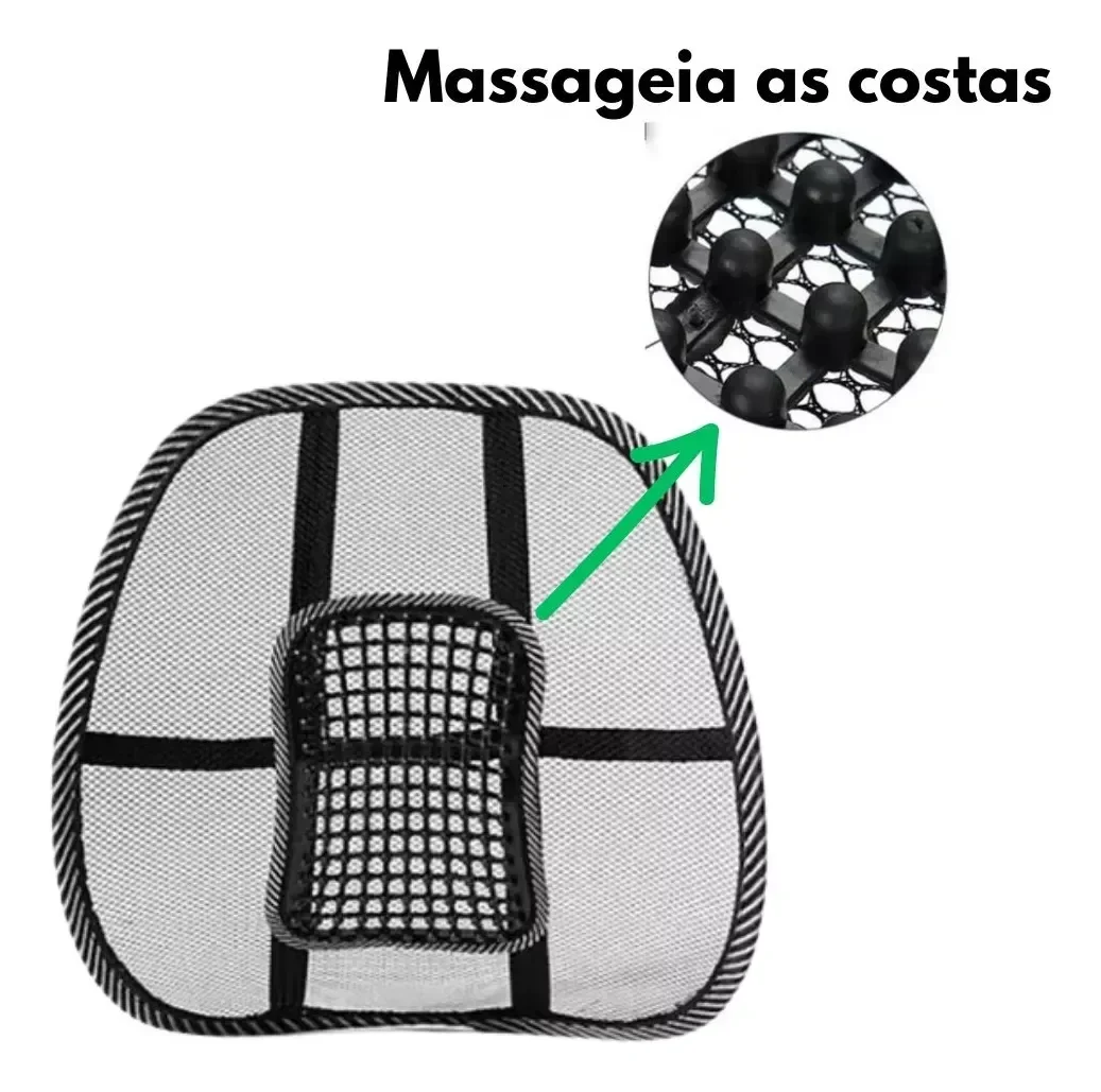 Encosto para Lombar em Tecido Telado Snh31 Snel Home - 5