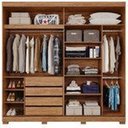 Ver imagem 6 de Guarda-Roupa Casal 2 Portas de Correr e Pés 243cm 100% MDF Marsala Espresso Móveis Bege/Cinamomo/Off White