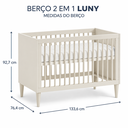 Ver imagem 6 de Berço Evolutivo 2 em 1 Vira Mini Cama Cor Areia