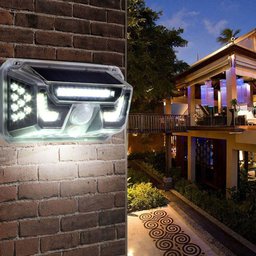 Luminaria Solar Spot Sensor Movimento Led Branco Frio - 2