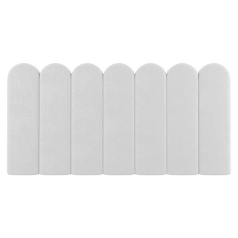 Painel Cabeceira Cama Box Solteiro Lana 90cm Sintético Branco - Abmaza