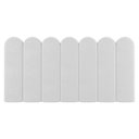 Ver imagem 1 de Painel Cabeceira Cama Box Solteiro Lana 90cm Sintético Branco - Abmaza
