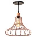 Ver imagem 1 de Kit 2 Pendente Aramado Poptem Masterchef Pequeno cobre luminária 30cm sala