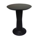 Ver imagem 1 de Mesa Redonda Eclipse 60cm em Polipropileno Preto Acrilys