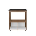 Ver imagem 3 de Balcão para Cooktop Elisa 4 Bocas 2 Portas Savana Off White Moblis