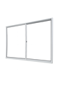 Ver imagem 1 de Vitrô 2 Folhas de Correr Aluminio Branco 1,00x1,50