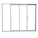 Ver imagem 3 de Vitrô 2 Folhas de Correr Aluminio Branco 1,00x1,50