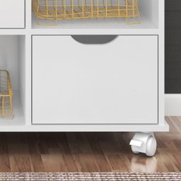 Nicho Organizador c/ 3 Gavetas com Rodízio Roterdã Q01 - Amarena Móveis - 3