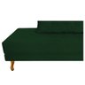 Recamier Azura 140cm com Almofada Lado Esquerdo Suede Verde - Amarena Móveis - 7
