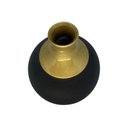 Ver imagem 7 de Vaso de Cerâmica Decorativo Colonial Vintage Preto Dourado Fort Line Vaso Cerâmico Decorativo Coloni