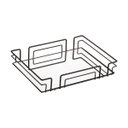 Ver imagem 1 de Bandeja Multiuso Hara Luiza Retangular 41,5 X 31,5 Cm:preto