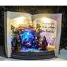 Escultura Decorativa Led Livro Sagrado Aberto Estatueta Presépio - 2