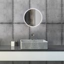 Ver imagem 5 de Espelho Lapidado de Parede Redondo Com LED - 30cm