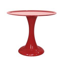 Boleira de Plástico Grande Gaia Vermelha - 32cm - 1