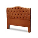 Ver imagem 2 de Cabeceira Cama Box King Size Estofada Madeira Veneza:terracota