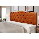 Ver imagem 1 de Cabeceira Cama Box King Size Estofada Madeira Veneza:terracota