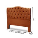 Ver imagem 3 de Cabeceira Cama Box King Size Estofada Madeira Veneza:terracota
