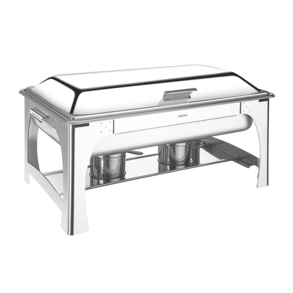 Rechaud Retangular 2 Cubas 8,4 L em Aço Inox Banho Maria - 4