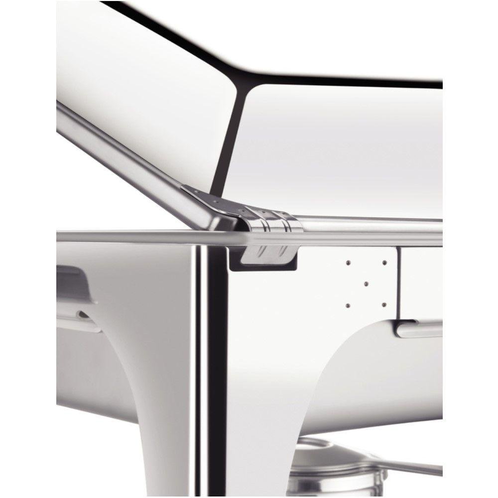 Rechaud Retangular 2 Cubas 8,4 L em Aço Inox Banho Maria - 3