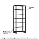 Ver imagem 2 de Estante Closet 80cm com 6 Prateleiras - Grafite