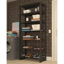 Ver imagem 1 de Estante Closet 80cm com 6 Prateleiras - Grafite
