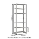 Ver imagem 4 de Estante Closet 80cm com 6 Prateleiras - Grafite