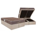 Ver imagem 1 de Cama Box Baú King: Colchão Molas Masterpocket Ensacadas Herval Bonnel Suite Master + Base Crc